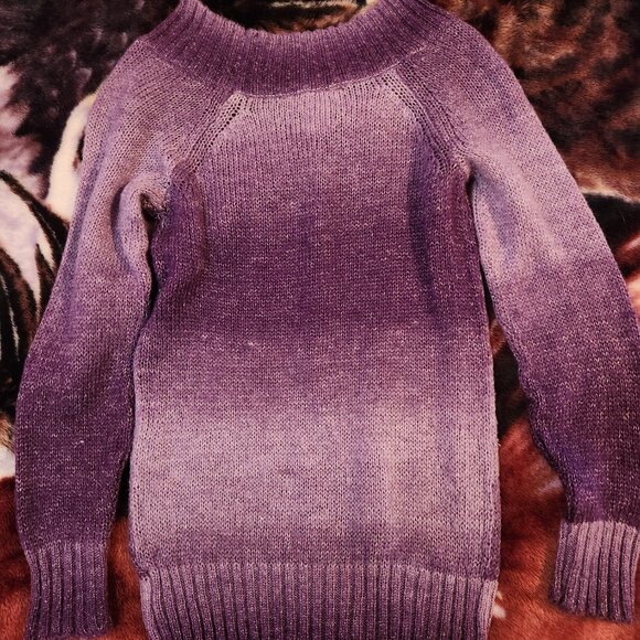 Purple Arizona Jean Company Girls Sweater Size 10/12 - Picture 4 of 4